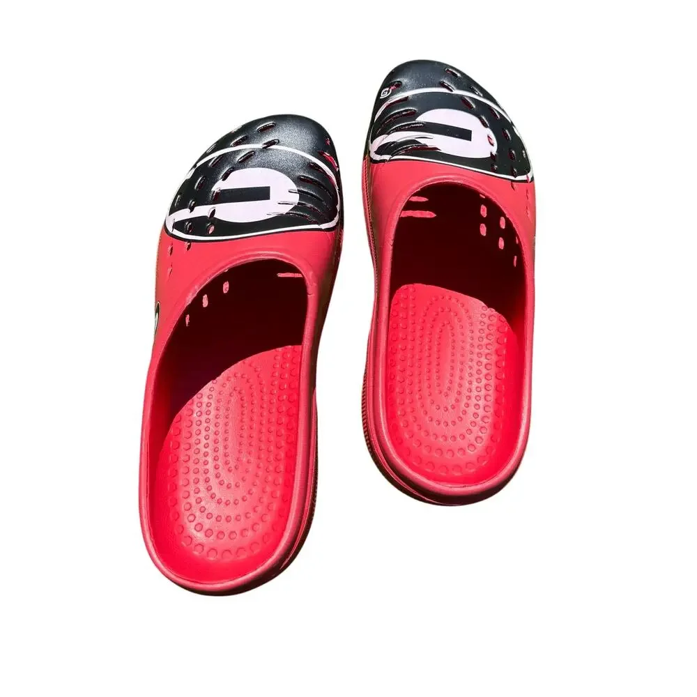 FOCO NCAA Georgia Bulldogs Colorblock Big Logo Clogs Men’s Small 7-8 NWOT